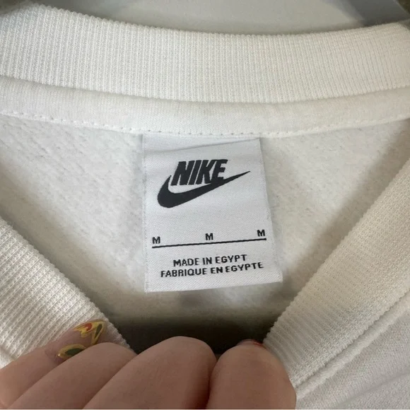 Nike Sportswear Club French Terry Crew Neck Sweatshirt Medium - Picture 4 of 6